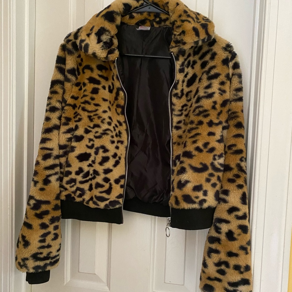 No boundaries cheetah jacket